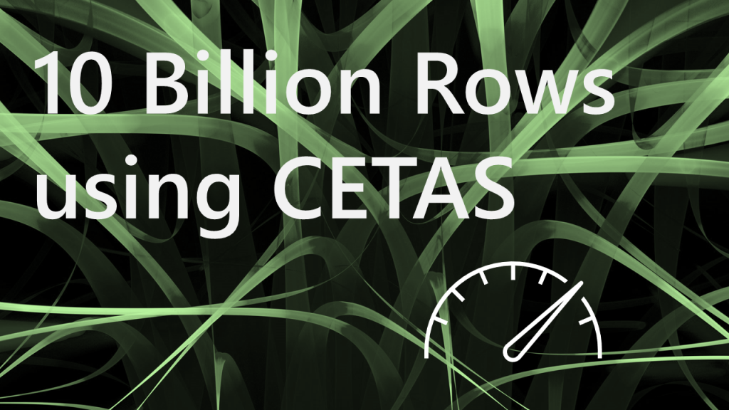 10 Billion Rows Parquet File Size And Distribution When Using CETAS Serverless SQL